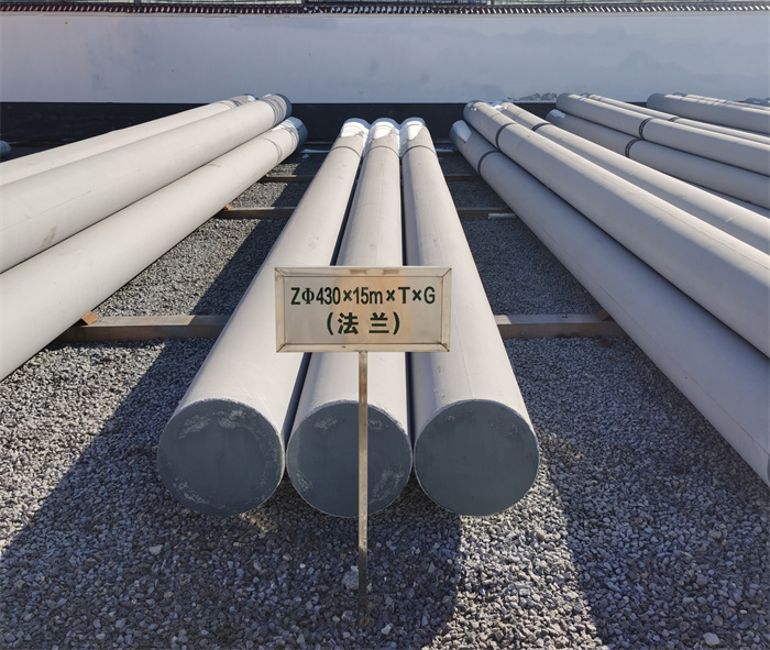 商丘430×15米×T×G砼电力电杆