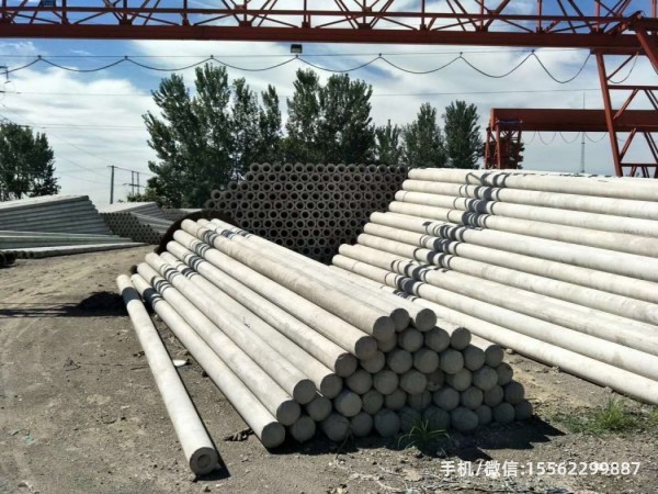 商丘190*10米非预应力水泥电线杆