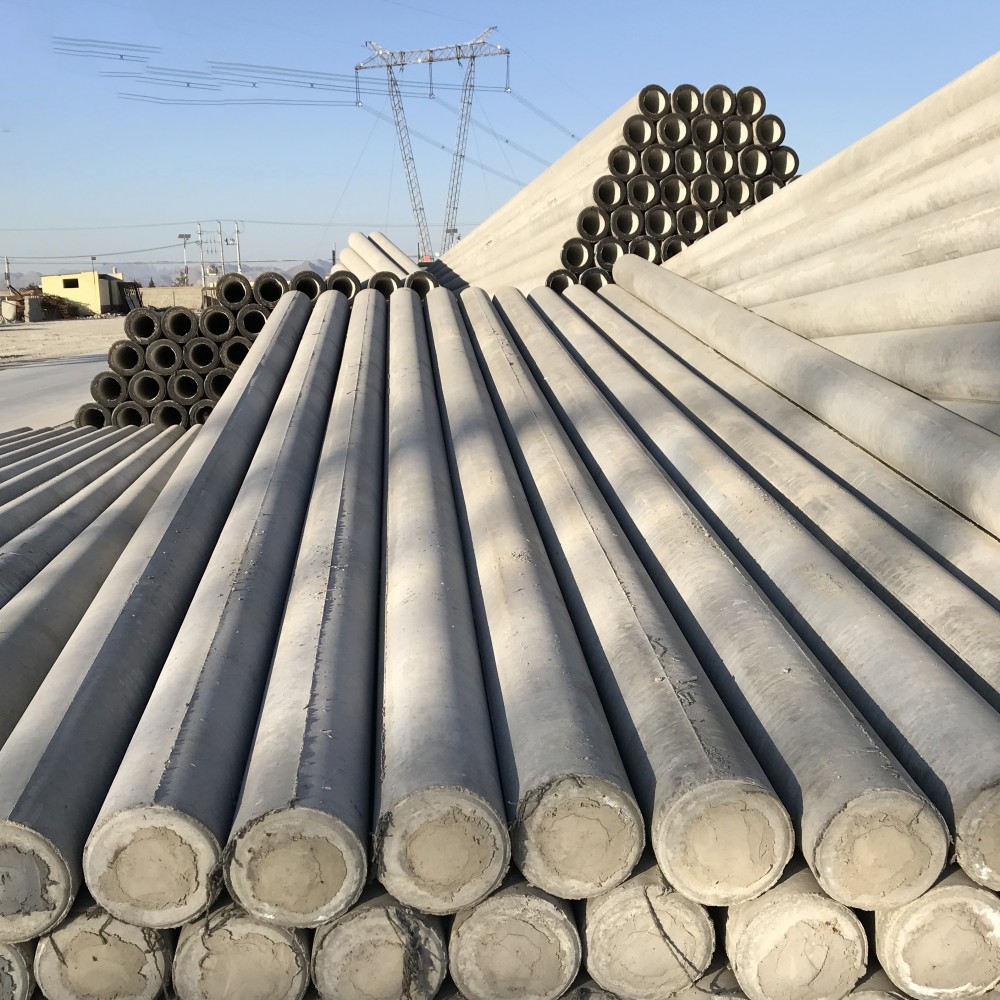 商丘190×18米非预应力水泥电线杆